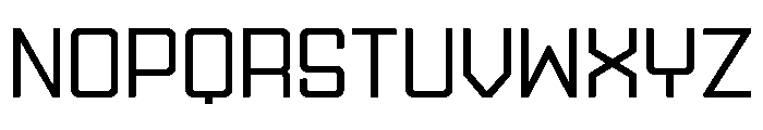 Ruby Duo Sans Semi Expanded Regular Font UPPERCASE