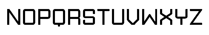 Ruby Duo Sans Semi Expanded Regular Font LOWERCASE
