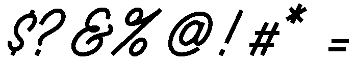 Ruby Duo Script Bold Font OTHER CHARS