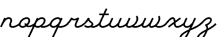 Ruby Duo Script Expanded Medium Font LOWERCASE