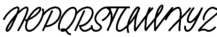 Ruby Duo Script Medium Font UPPERCASE