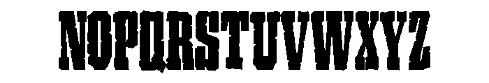 Ruffcut Plain Font UPPERCASE