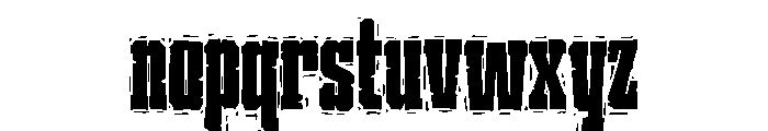 Ruffcut Woody Font LOWERCASE