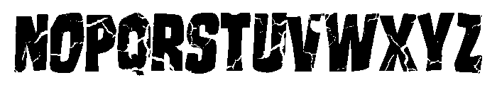 Runcible Cleft Font LOWERCASE