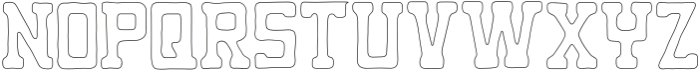 RW - BREWPAB LINE Regular otf (400) Font UPPERCASE