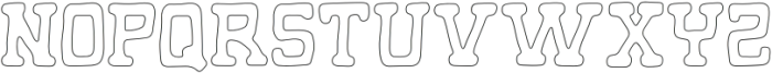 RW - CANTIEN LINE Regular otf (400) Font UPPERCASE