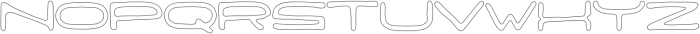 RW - LONGLEGS LINE Regular otf (400) Font LOWERCASE