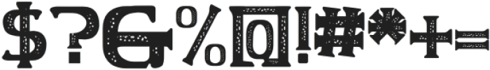 RW - TAPRUM Regular otf (400) Font OTHER CHARS