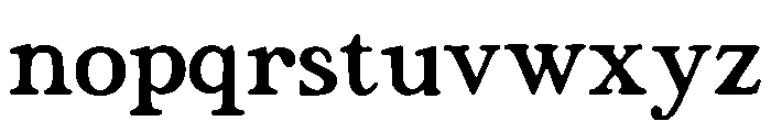 Ryder Font LOWERCASE