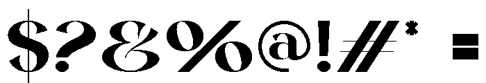 Rytega Font OTHER CHARS