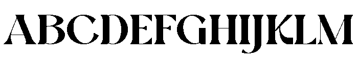 Rytega Font UPPERCASE