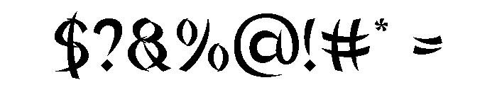 Ryu Japanese Regular Font OTHER CHARS