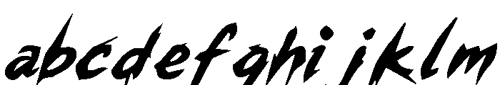 Ryzora Brush Italic Italic FONT