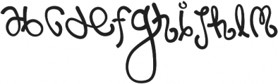 Rypote Rypote otf (400) Font LOWERCASE