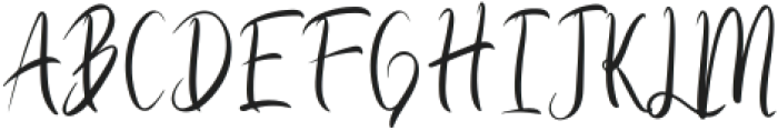 Ryshe Regular ttf (400) Font UPPERCASE