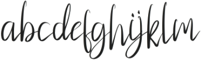 Ryshe Regular ttf (400) Font LOWERCASE