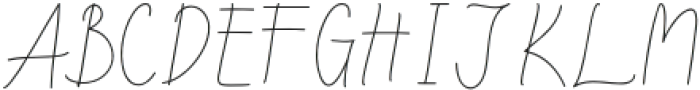 Ryujin-Signature otf (400) Font UPPERCASE