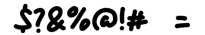 Ryana Lovely Font OTHER CHARS
