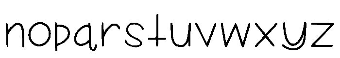Ryanmagee Regular Font LOWERCASE