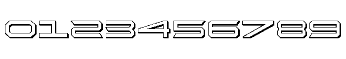 Rycon 3D Font OTHER CHARS
