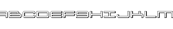 Rycon 3D Font UPPERCASE