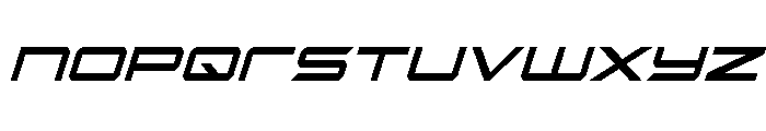 Rycon Bold Condensed Italic Font LOWERCASE