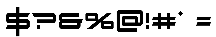 Rycon Bold Condensed Font OTHER CHARS