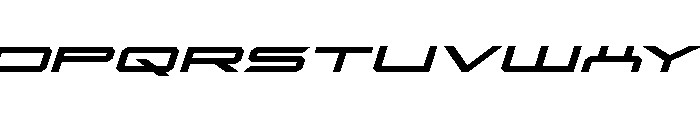 Rycon Bold Expanded Italic Font UPPERCASE