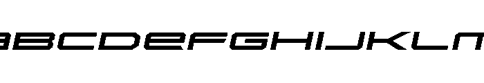 Rycon Bold Expanded Semi-Ital FONT