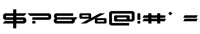 Rycon Bold Expanded Font OTHER CHARS