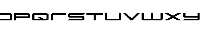 Rycon Bold Expanded Font LOWERCASE