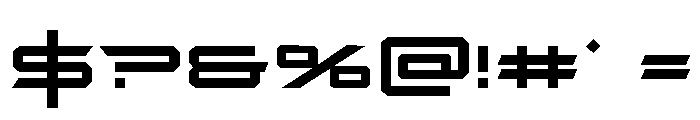 Rycon Bold Font OTHER CHARS
