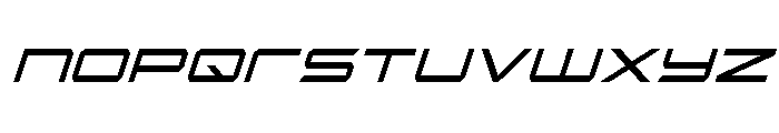 Rycon Condensed Italic Font LOWERCASE