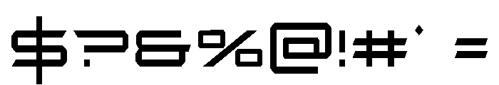 Rycon Condensed Font OTHER CHARS