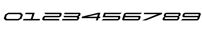Rycon Expanded Italic Font OTHER CHARS
