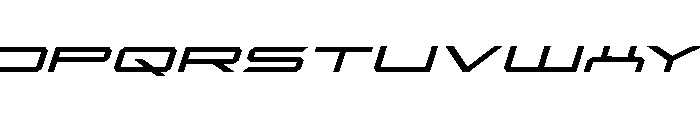 Rycon Expanded Italic Font UPPERCASE