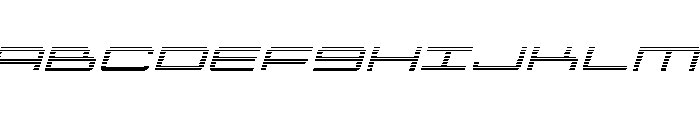 Rycon Gradient Italic Font UPPERCASE