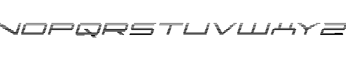 Rycon Gradient Italic Font UPPERCASE