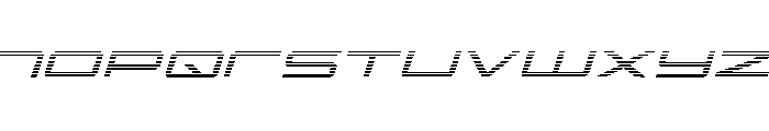 Rycon Gradient Italic Font LOWERCASE