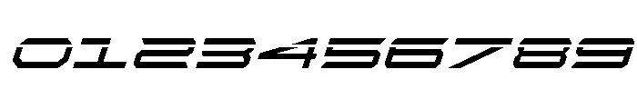 Rycon Laser Italic Font OTHER CHARS