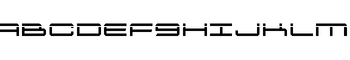 Rycon Laser Font UPPERCASE