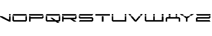 Rycon Laser Font UPPERCASE