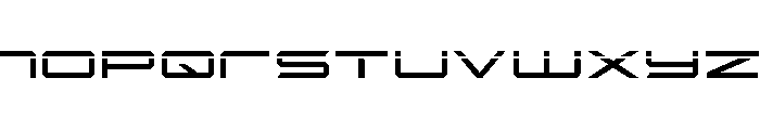 Rycon Laser Font LOWERCASE