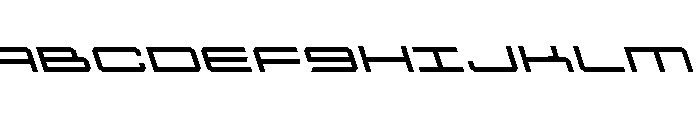 Rycon Leftalic Font UPPERCASE