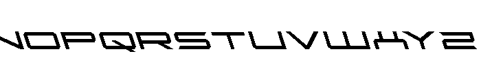 Rycon Leftalic Font UPPERCASE