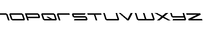 Rycon Leftalic Font LOWERCASE