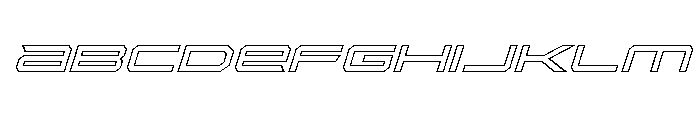 Rycon Outline Italic FONT