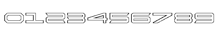 Rycon Outline Font OTHER CHARS