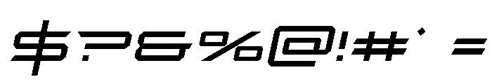Rycon Semi-Italic Font OTHER CHARS