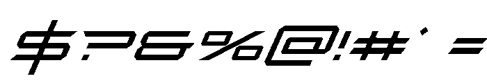 Rycon Super-Italic Font OTHER CHARS